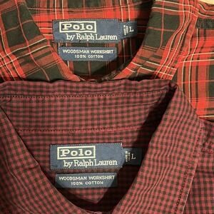 Polo Ralph Lauren Woodsman Work Shirt Mens Size Large